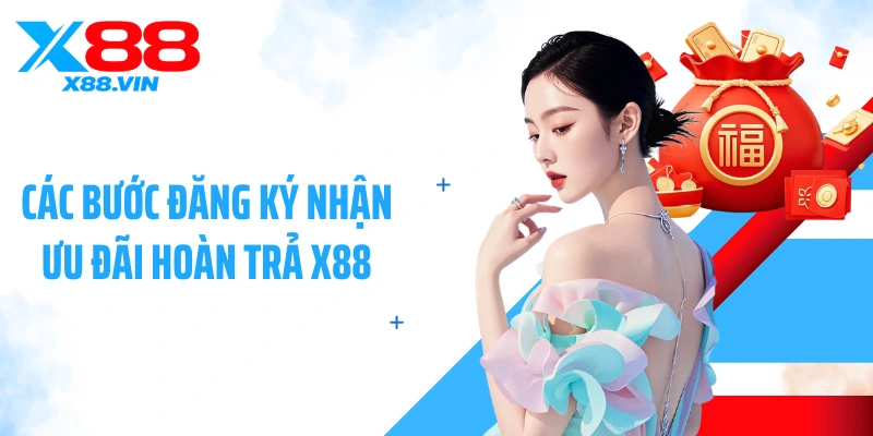 Các bước đăng ký nhận ưu đãi hoàn trả X88