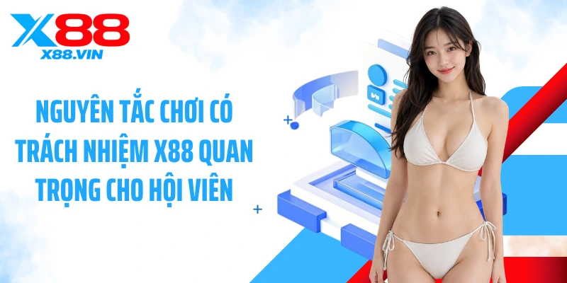 Nguyên tắc chơi có trách nhiệm X88 quan trọng cho hội viên